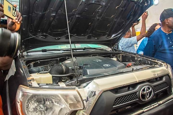 3 Vehicles, Including A Toyota Prado, Successfully Converted To Use CNG At A Training Program In Ekiti - autojosh 