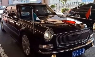 President Tinubu Arrives China, Chauffeured In Retro-style Hongqi L5 Limousine - autojosh