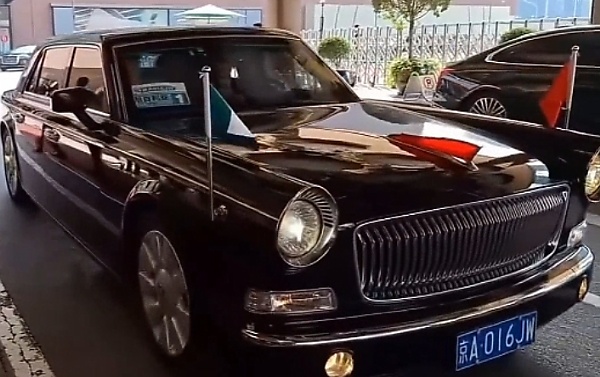 President Tinubu Arrives China, Chauffeured In Retro-style Hongqi L5 Limousine - autojosh