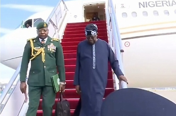 President Tinubu Arrives China, Chauffeured In Retro-style Hongqi L5 Limousine - autojosh 