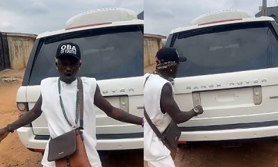 Singer Portable Presents Range Rover To Ogun State King, 2 Years After A Fan Gifted Him The SUV - autojosh