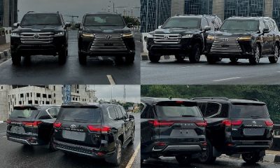 Today's Photos : Toyota Land Cruiser 300 Series And Lexus LX 600 Poses For Photos In Abuja - autojosh