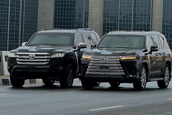 Today's Photos : Toyota Land Cruiser 300 Series And Lexus LX 600 Poses For Photos In Abuja - autojosh 