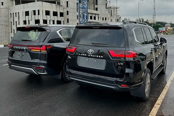 Today's Photos : Toyota Land Cruiser 300 Series And Lexus LX 600 Poses For Photos In Abuja - autojosh 