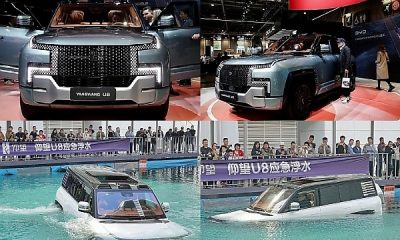 China's YangWang U8 That Can Drive In Water For 30 Mins Makes European Debut At Paris Motor Show - autojosh