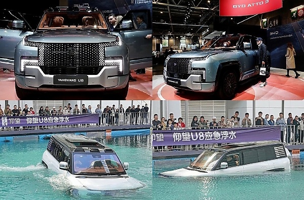 China's YangWang U8 That Can Drive In Water For 30 Mins Makes European Debut At Paris Motor Show - autojosh