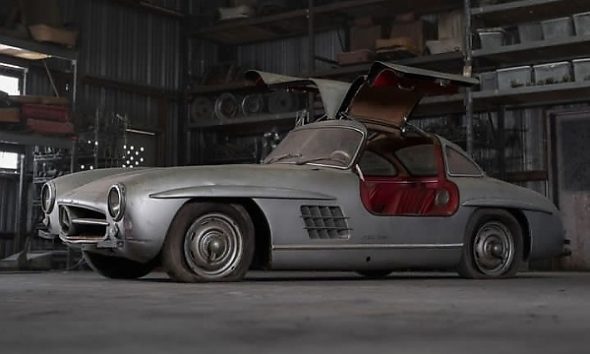 Hidden For 50 Years : 1956 Mercedes-Benz 300 SL “Alloy” Gullwing Sells For $9.3 Million - autojosh