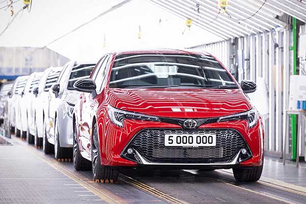 Toyota Produces Its 5 Millionth Vehicle In Europe