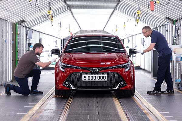 Toyota Produces Its 5 Millionth Vehicle In Europe