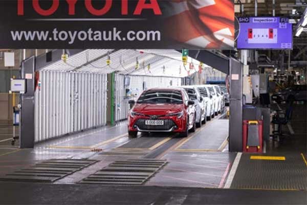 Toyota Produces Its 5 Millionth Vehicle In Europe