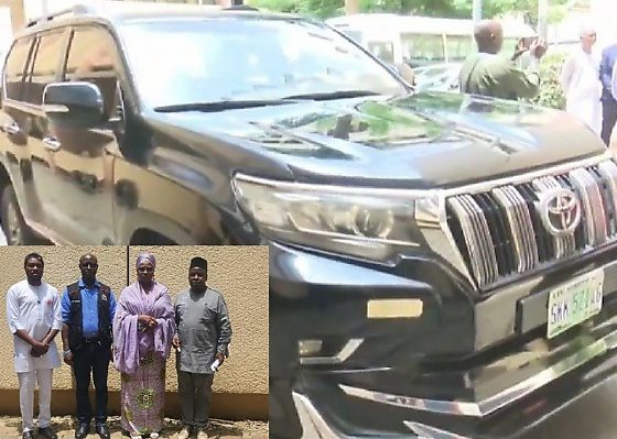 11 Months After Theft : Abike Dabiri Receives Nigeria's Stolen Toyota Prado Recovered From Ghana - autojosh