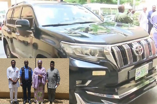 11 Months After Theft : Abike Dabiri Receives Nigeria's Stolen Toyota Prado Recovered From Ghana - autojosh