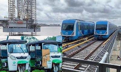 FG Launches Distribution Of 2,000 CNG Tricycles, California Transport Secretary Rides In Lagos Blue Line, LASG Seizes No. Plates Of Illegally Parked Cars - autojosh