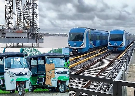 FG Launches Distribution Of 2,000 CNG Tricycles, California Transport Secretary Rides In Lagos Blue Line, LASG Seizes No. Plates Of Illegally Parked Cars - autojosh