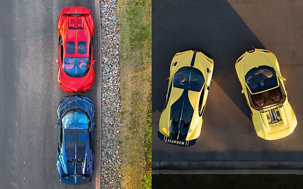 Bugatti Dealership Shares Bird's Eye View Of A Handful Of Chirons That Passed Through Its Showroom - autojosh 