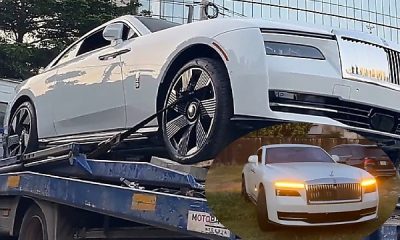 Davido’s Rolls-Royce Spectre Electric Coupe Worth N900m Arrives Nigeria, Delivered To Music Star - autojosh