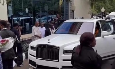 Watch The Delivery Of N1.5 Billion Rolls-Royce Cullinan Black Badge Gift To Bishop David Oyedepo - autojosh