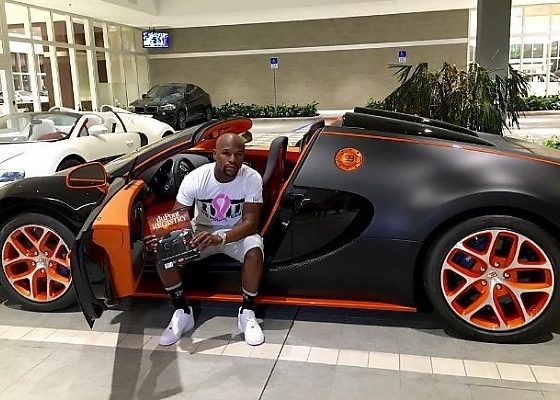 Mayweather’s Bugatti Targeted As US Court Orders Boxer To Pay Nigerian Firm $2.4m Over Contract Breach - autojosh