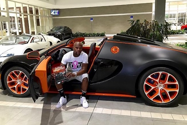 Mayweather’s Bugatti Targeted As US Court Orders Boxer To Pay Nigerian Firm $2.4m Over Contract Breach - autojosh