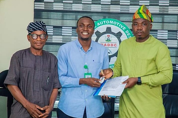 NADDC Presents Electric Vehicle To Winner Of CNG Hybrid Design Competition - autojosh 