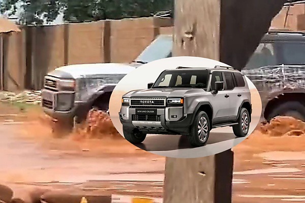 Watch Nigeria-bound Brand New Toyota Prado SUV Worth N200M Drive Through The Land Borders - autojosh