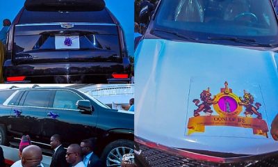 Ooni Of Ife Surprised With A Brand New 2024 Cadillac Escalade 600 SUV As 50th Birthday Gift - autojosh