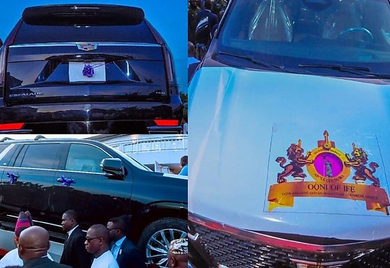 Ooni Of Ife Surprised With A Brand New 2024 Cadillac Escalade 600 SUV As 50th Birthday Gift - autojosh