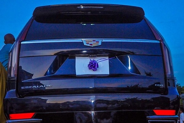 Ooni Of Ife Surprised With A Brand New 2024 Cadillac Escalade 600 SUV As 50th Birthday Gift - autojosh 