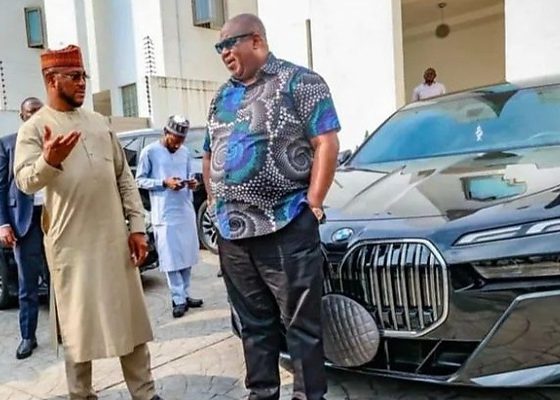 Zamfara State Governor Spotted With His Luxury BMW 7-Series Worth Over N300m, Featuring 31-Inch Rear Screen - autojosh