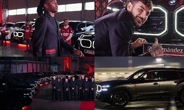 AC Milan First Team Players Receives Brand New BMW XM SUV As Official Cars - autojosh