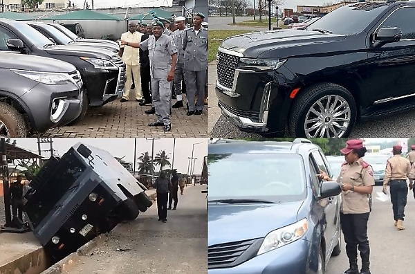 Apapa Customs Makes N2T Revenue, Davido Gifted Cadillac Escalade, NPF Bullion Van Falls Into Gutter, FRSC Cracks Down On Fake No. Plates, News In The Past Week - autojosh