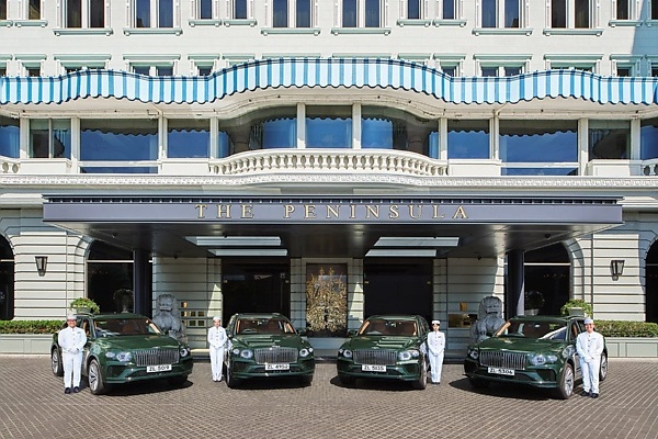 4 Bespoke Bentley Bentayga Limos Join 5-star Peninsula Hotel In Hong Kong As Chauffeur-driven Cars - autojosh 