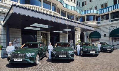 4 Bespoke Bentley Bentayga Limos Join 5-star Peninsula Hotel In Hong Kong As Chauffeur-driven Cars - autojosh