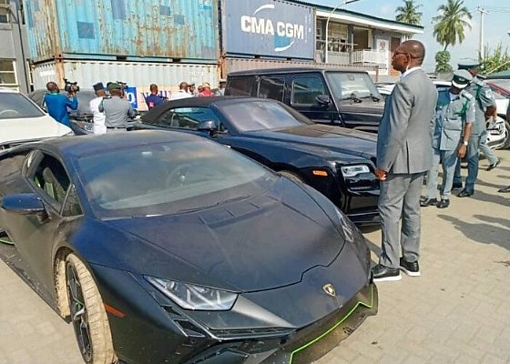 Customs Returns Stolen Rolls-Royce, Lamborghini, Range Rovers, 18 Other Cars Worth ₦1.8B To Canada - autojosh
