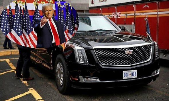 Donald Trump To Ride Again Inside The $1.5M Armored US Presidential Limousine Dubbed “The Beast” - autojosh