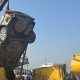 Driver Miraculously Rescued Alive As 40ft Container Falls On Toyota Camry At Mile 2 - autojosh