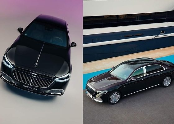 Photos : 2025 Mercedes-Maybach S680 V12 Limousine Sports “Northern Lights Violet Metallic” Finish - autojosh