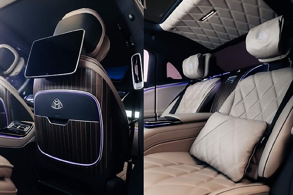 Photos : 2025 Mercedes-Maybach S680 V12 Limousine Sports “Northern Lights Violet Metallic” Finish - autojosh 