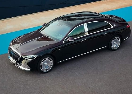 Photos : 2025 Mercedes-Maybach S680 V12 Limousine Sports “Northern Lights Violet Metallic” Finish - autojosh