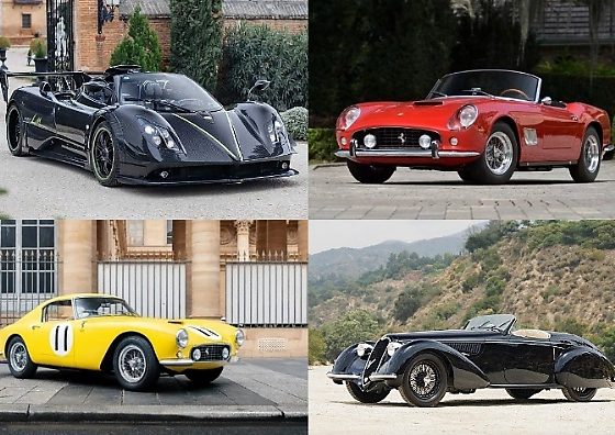 10 Most Expensive Cars Sold At Auction In 2024, From 1963 Ferrari 250 To One-off Pagani Zonda LM Roadster - autojosh