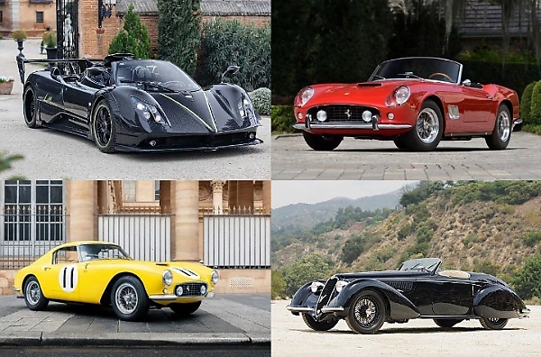 10 Most Expensive Cars Sold At Auction In 2024, From 1963 Ferrari 250 To One-off Pagani Zonda LM Roadster - autojosh