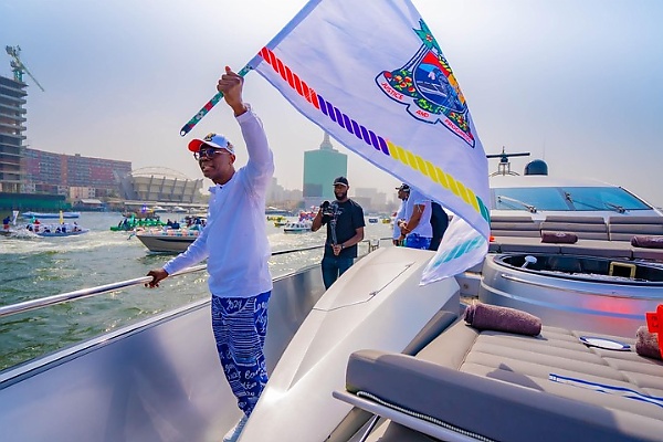 Sanwo-Olu Takes Part In Lagos Boat Regatta, Which Showcases The Beauty Of Lagos Waterways - autojosh