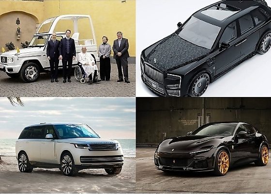 Pope’s Electric Popemobile, Mansory Rolls-Royce Cullinan Series II, Range Rover SV Candeo, Novitec-tuned Ferrari Purosangue, News In December - autojosh