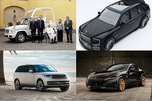 Pope’s Electric Popemobile, Mansory Rolls-Royce Cullinan Series II, Range Rover SV Candeo, Novitec-tuned Ferrari Purosangue, News In December - autojosh