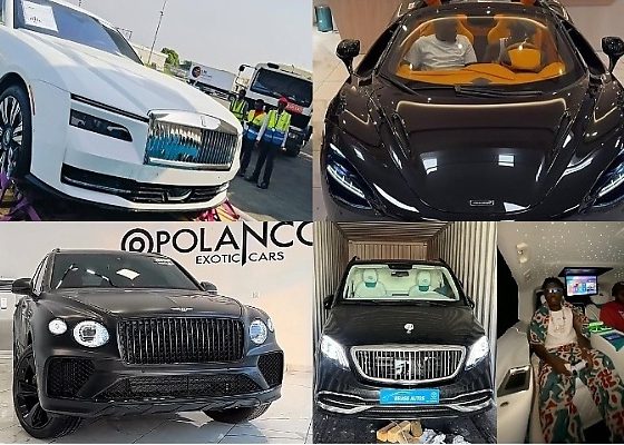 Davido’s Rolls-Royce Spectre, Wizkid’s McLaren 750S, Rema’s Bentley Bentayga, Zlatan’s Maybach Van, Nigerian News In December - autojosh