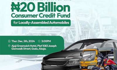 CREDICORP/NADDC Kick Off Initial ₦20B Consumer Credit Fund For Purchase Of Locally-Assembled Vehicles - autojosh