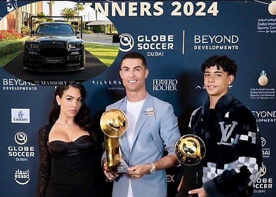 Cristiano Ronaldo Presented With A One-of-a-kind Carbon Fibre ‘Trophy’ Created By Car Tuner, Mansory - autojosh