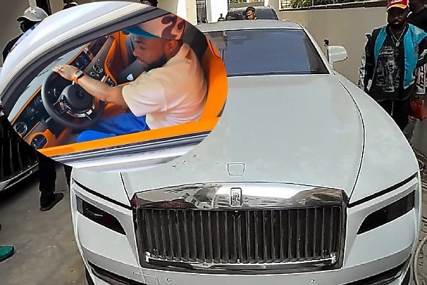 Davido Takes Delivery Of His All-electric Rolls-Royce Spectre Worth N900 Million - autojosh