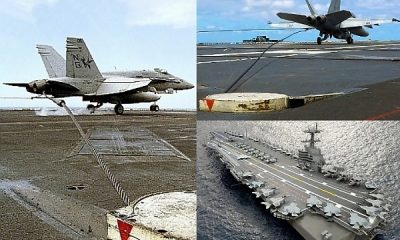 Arresting Gear On Aircraft Carrier That Stops Landing Fighter Jets In Two Seconds Cost $140 Million - autojosh