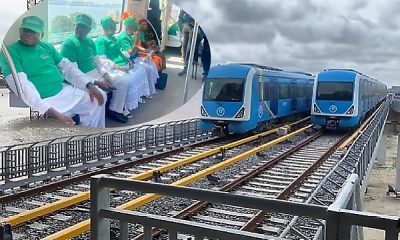 Lagos First Lady Hosts 100 Elderly Citizens On Lagos Blue Line Train Ride From Marina To Mile 2 - autojosh